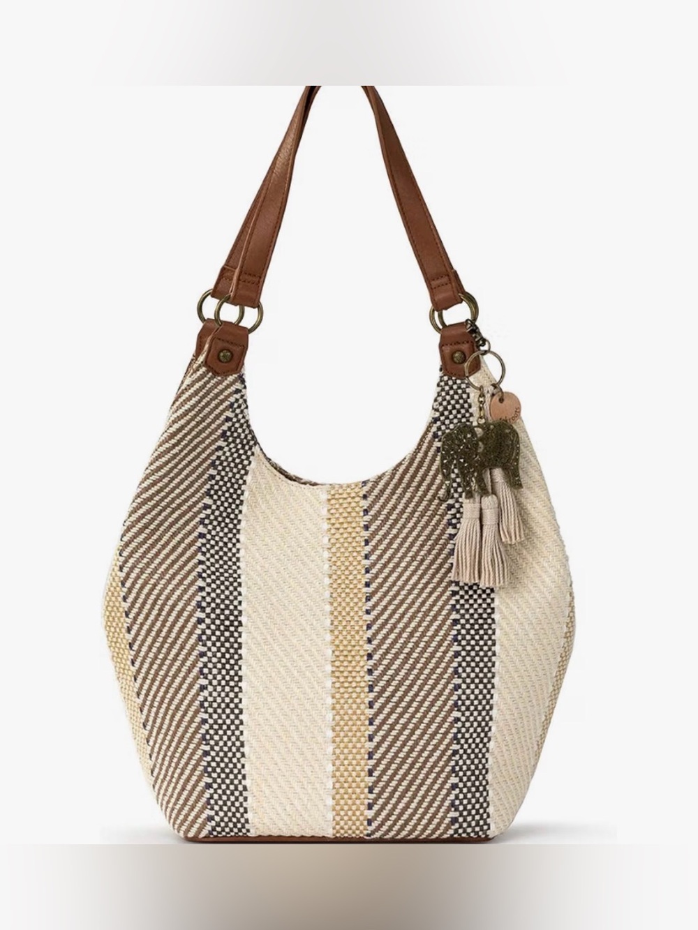 Sakroots The Sak Roma Shopper Tobacco Batik Woven L Shoulder Tote Bag NWOT